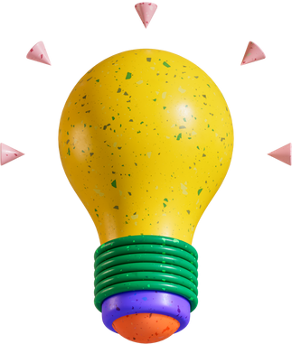 3D Buildable Mindmap Light Bulb